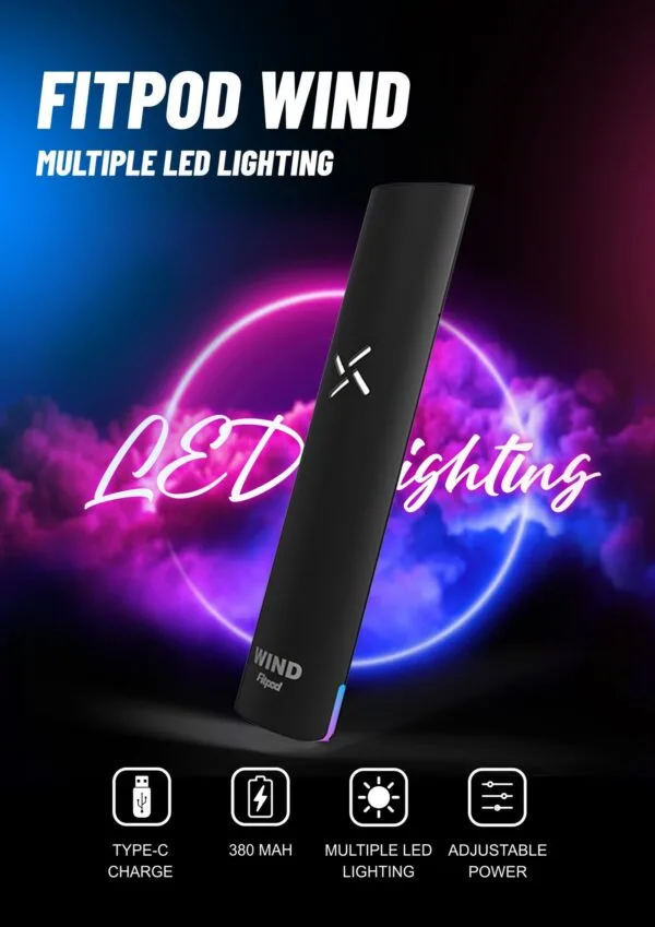 Fitpod Wind發光主機氣流一代電子煙可調壓：圖片 4